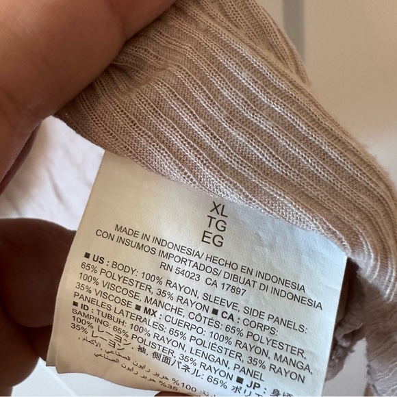 XL pink mauve slouchy Old Navy top - Picture 2 of 5